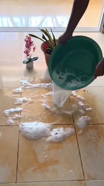 Stop Mopping with Just Water! Try This Hotel Floor Cleaning Secret ✨🧼 #Cleaning