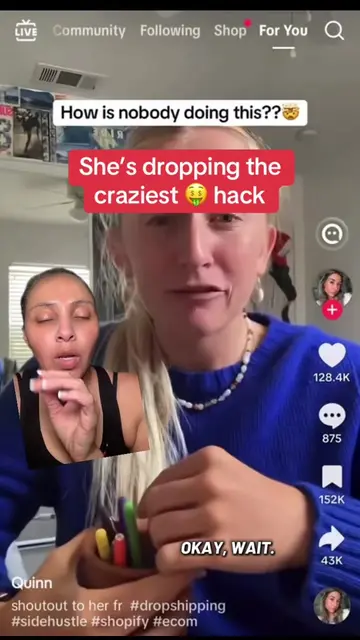 She’s literally dropping the craziest hack and I’m already doing it #howtodropsh