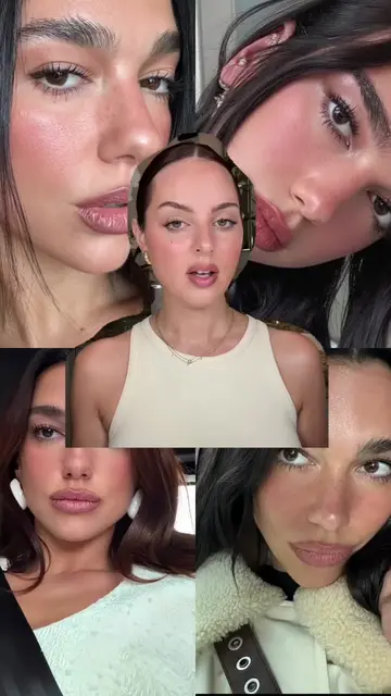 Dua Lipa inspired makeup tutorial #makeuptutorial #dualipa #makeupartist #celebr