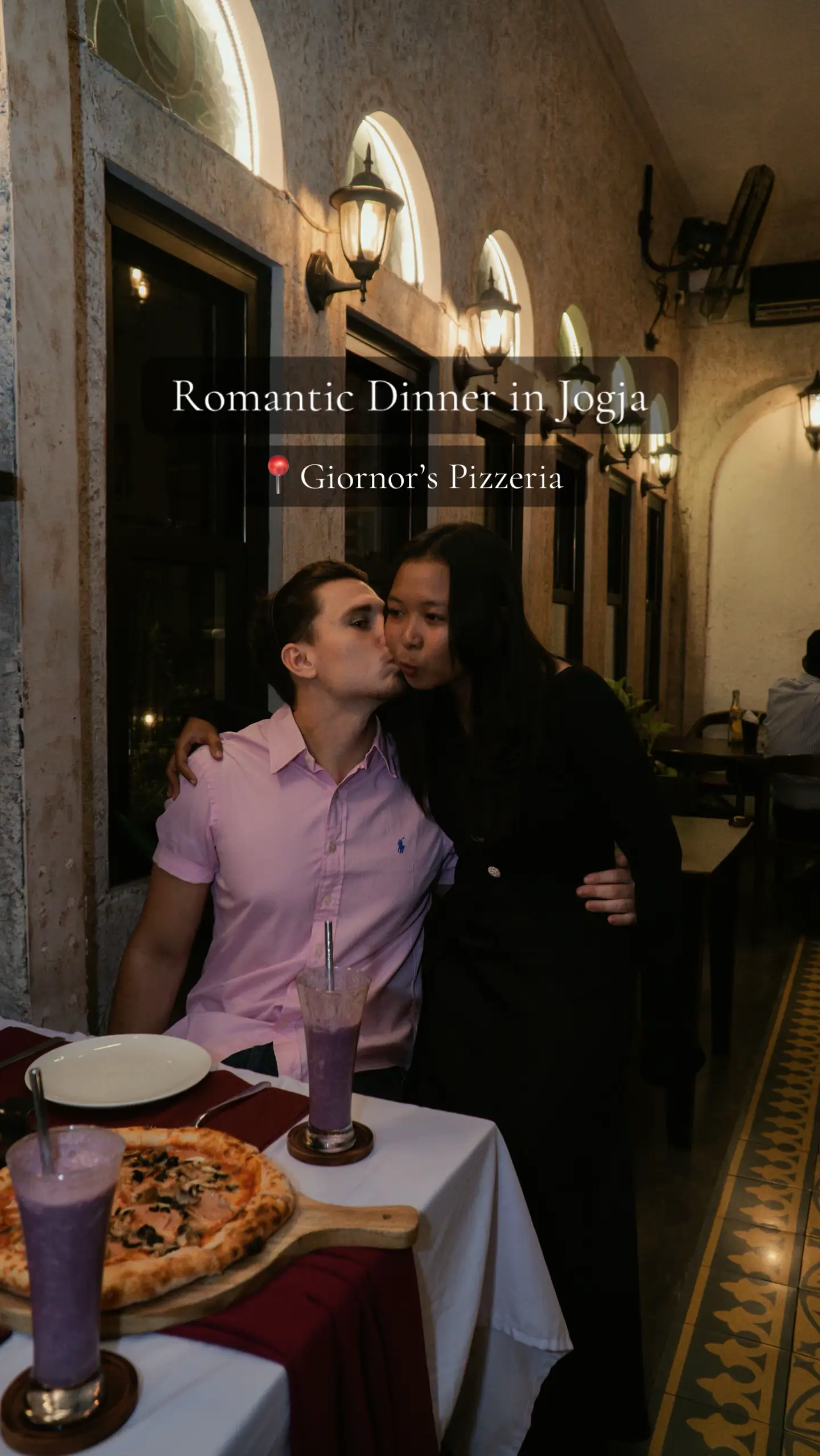 Yang mau dinner romatic di jogja bisa ke GIORNOR’S PIZZERIA 💃 #couple #pacarbul