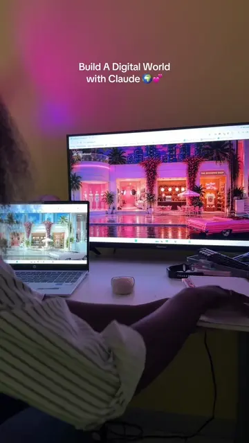 Build a digital / immersive world for your brand with Claude. Added a video walk
