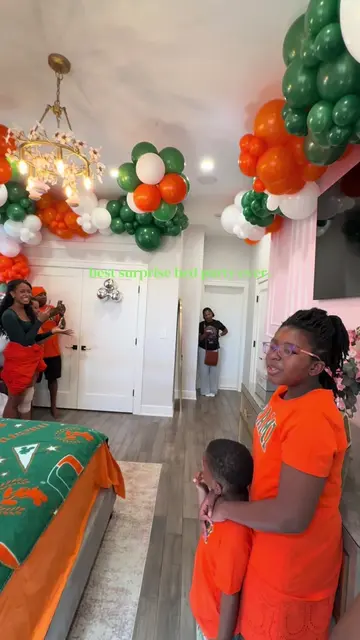 they went all out for me🥹🥹, so lucky to have them #bedparty #collegereveal #su