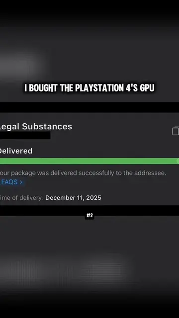 I BOUGHT THE PLAYSTATION 4'S GPU.... #fyp #playstation #ps4 #gpu 