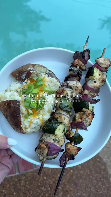 The most flavorful chicken kabobs that you’ll want to make all summer long! Reci