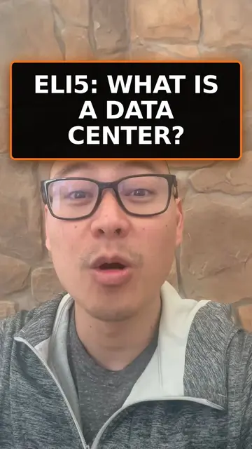 What’s actually inside a data center? Explained like you’re 5. It’s two things: 