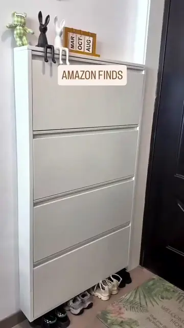 My shoes finally stay organized ❣️. Shop at the link in bio. #amazonfinds #amazo