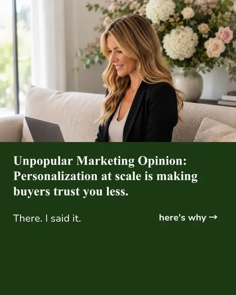 Personalization at scale is making your outreach worse, not better. The merge fi