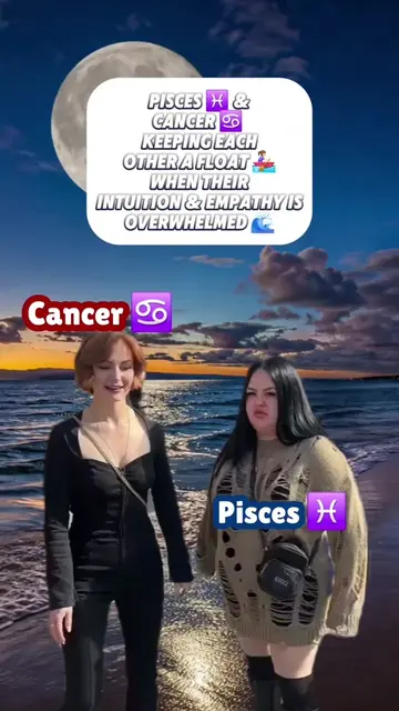 Pisces ♓️ & Cancers ♋️ may not always agree with each other & Intuitions work on