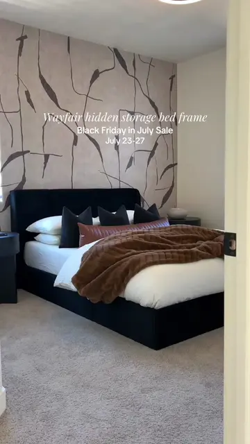 Over a year later and I’m still in love with this hidden storage bed frame from 