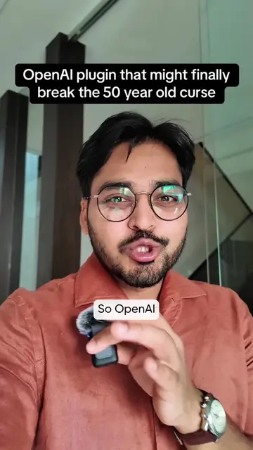OpenAI plugin that might finally break the 50 year old curse #ai #learnai 