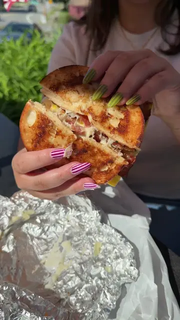 Adding this breakfast sandwich to my scoreboard 🤤 Three Sweet Peas Bakery has a