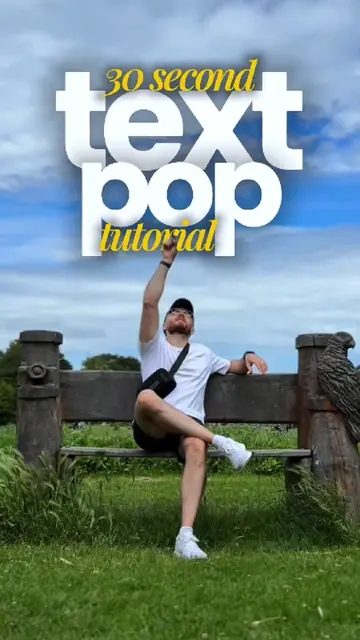 Stop dropping text onto your videos like everyone else 👀 Text Pop Effect tutori