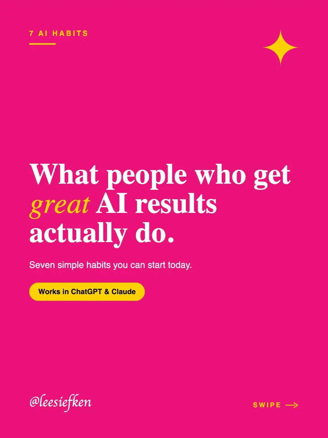 The people getting unreal results out of AI aren't doing anything clever. They'v