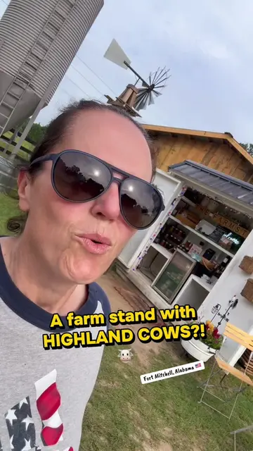We stopped at ‘The Farm Stand at lhagee Creek Livestock’ in Fort Mitchell & ende