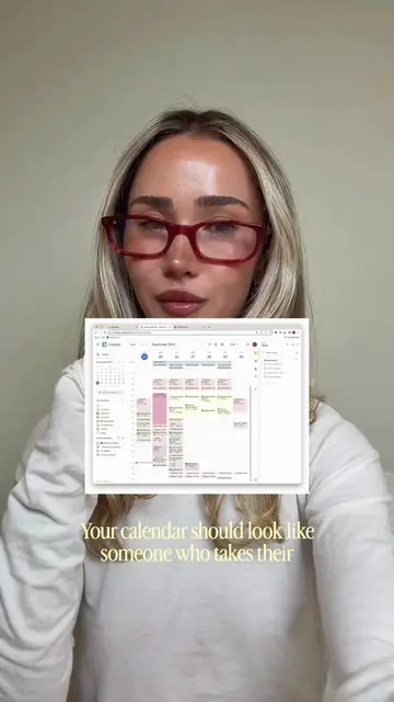 CREATOR + CEO CALENDAR SET UP 👩🏼‍💻🗓️🧚🏼‍♀️ #calendarorganization #productiv