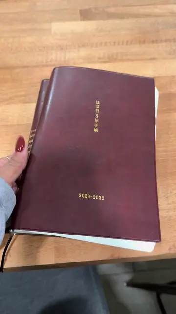 My 5 year hobonichi is fighting for her life 😭 will she make it to the end of t