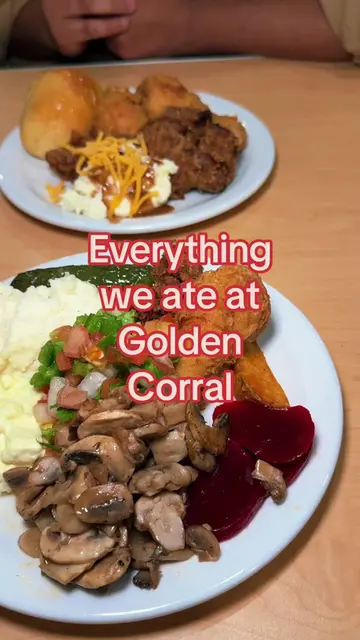 I walked into Golden Corral telling myself, “Just one plate.” 🤡 Three plates, t