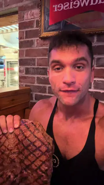 @Texas Roadhouse 50 ounce steak and yes I ate the entire thing on TikTok live lo