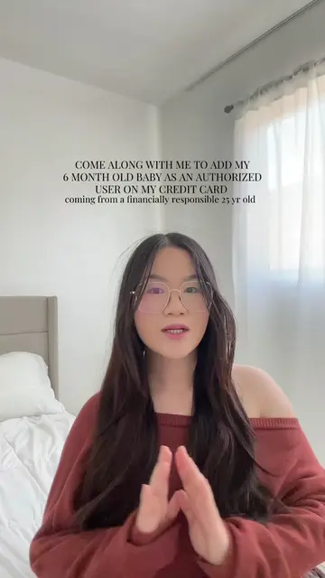 Here’s why I’m adding my baby as an authorized user on my credit card #credit #P