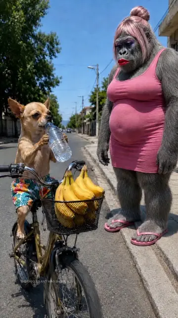 Gorilla vs. Chihuahua: The ultimate payback story 😂 This gorilla bullied a poor