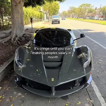 It’s cringe until you start making peoples salary in a month #luxury #money #wea