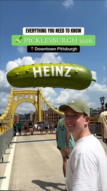 Who’s ready for Picklesburgh 2026? 🥒😎 Save this for later + mark your calendar