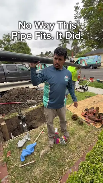 💥 Pipe Bursting in San Juan Capistrano, Ca. These pipes were over 80 years old 