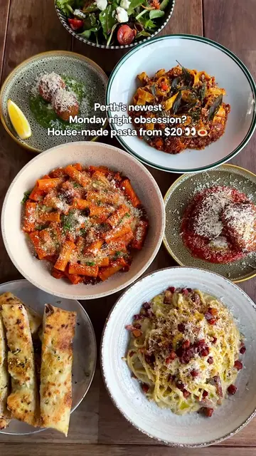 Mondays just got a whole lot better 🍝 House-made pasta, rotating weekly special