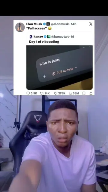 Pls follow this my new account guys 🙏🏾🙏🏾 POV: Vibecoder asking AI, “Who is J