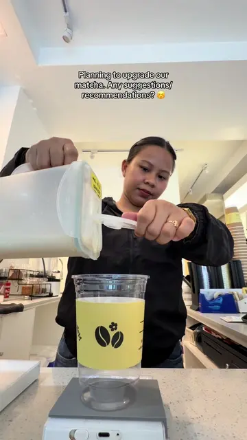 Ano bang masarap na matcha powder?  #coffeebloom #coffeeshop #matcha #matchalatt