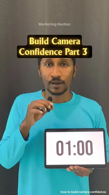 Struggle with camera confidence? Try this 1 minute video trick. Stop overcomplic