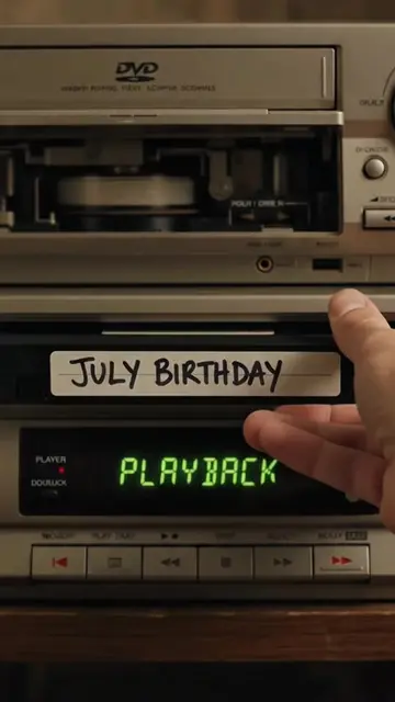 New Template July Birthday |  Template-Just click "Capcut Anchor (try this templ