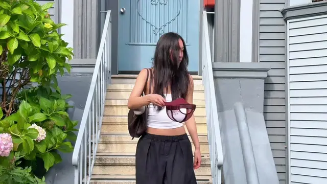spend a (perfect !!) san francisco day with me and my @polene_paris cyme mini 💌