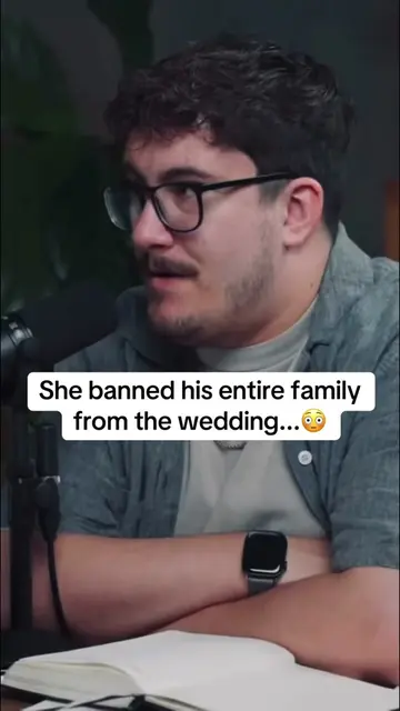 She banned his entire family from the wedding...😳 #fyp #calebhammer #financiala