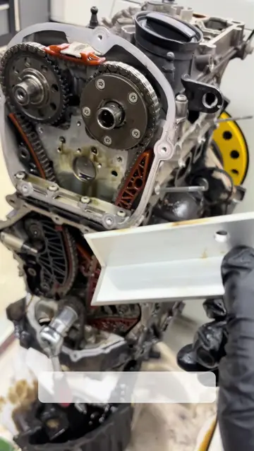 No more tearing down the whole timing set just for a camshaft. Check this tool o