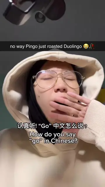 why does she beefing with dat green owl😭 like relax #learnchinese #chineseforbe