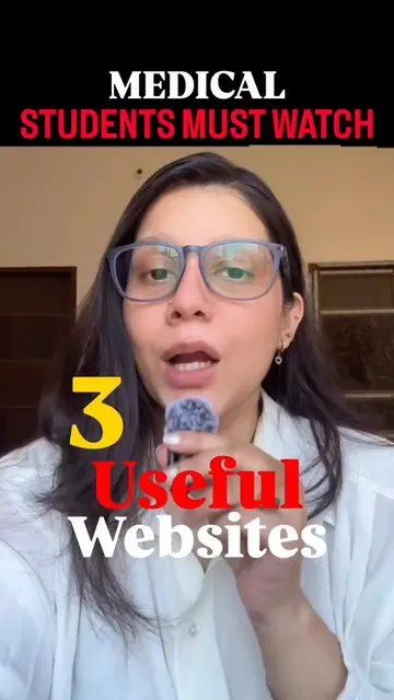 3 Useful Websites For Medical Students 📚📒 Follow & Share #student #students #m