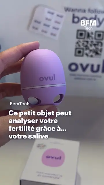 Cet objet utilise votre salive pour analyser votre fertilité 👀👶 Présenté à Viv