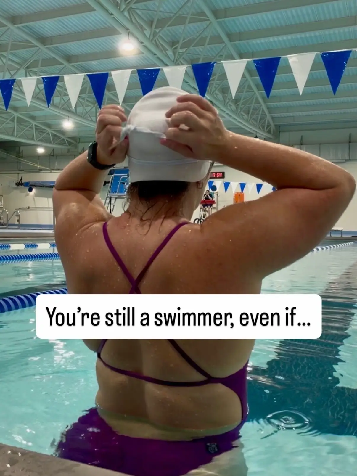 A reminder for anyone who needs to hear it: You don’t stop being a swimmer just 