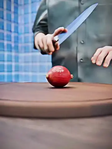 La meilleure façon de couper un oignon en dés 😮#3danimation #NatureFact #LearnO