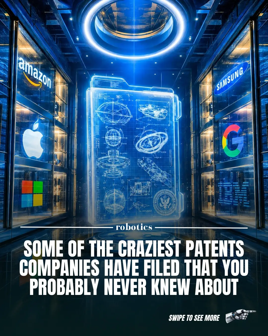 Some patents sound less like business ideas and more like deleted scenes from a 