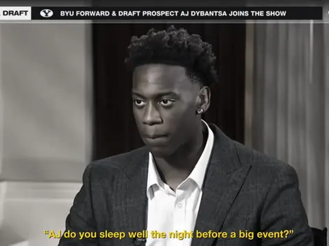 "The wait is over. Today's the day." #ajdybantsa #nbadraft #NBA #basketball #edi