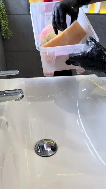 Soaked Sponges! Part 2. These were soaked in the same mix as the blue epoxy!! Th
