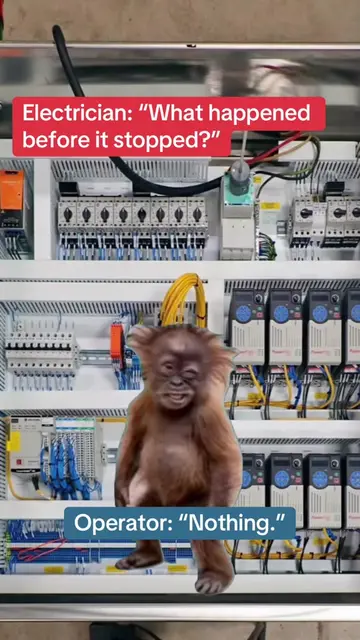 Electrician vs Operator Battle: #electrician #meme 