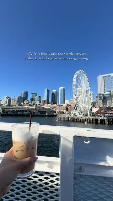 Seattle, I get it now. 🌊✨ #Seattle #SeattleFerry #TravelTok #PNW #FYP 