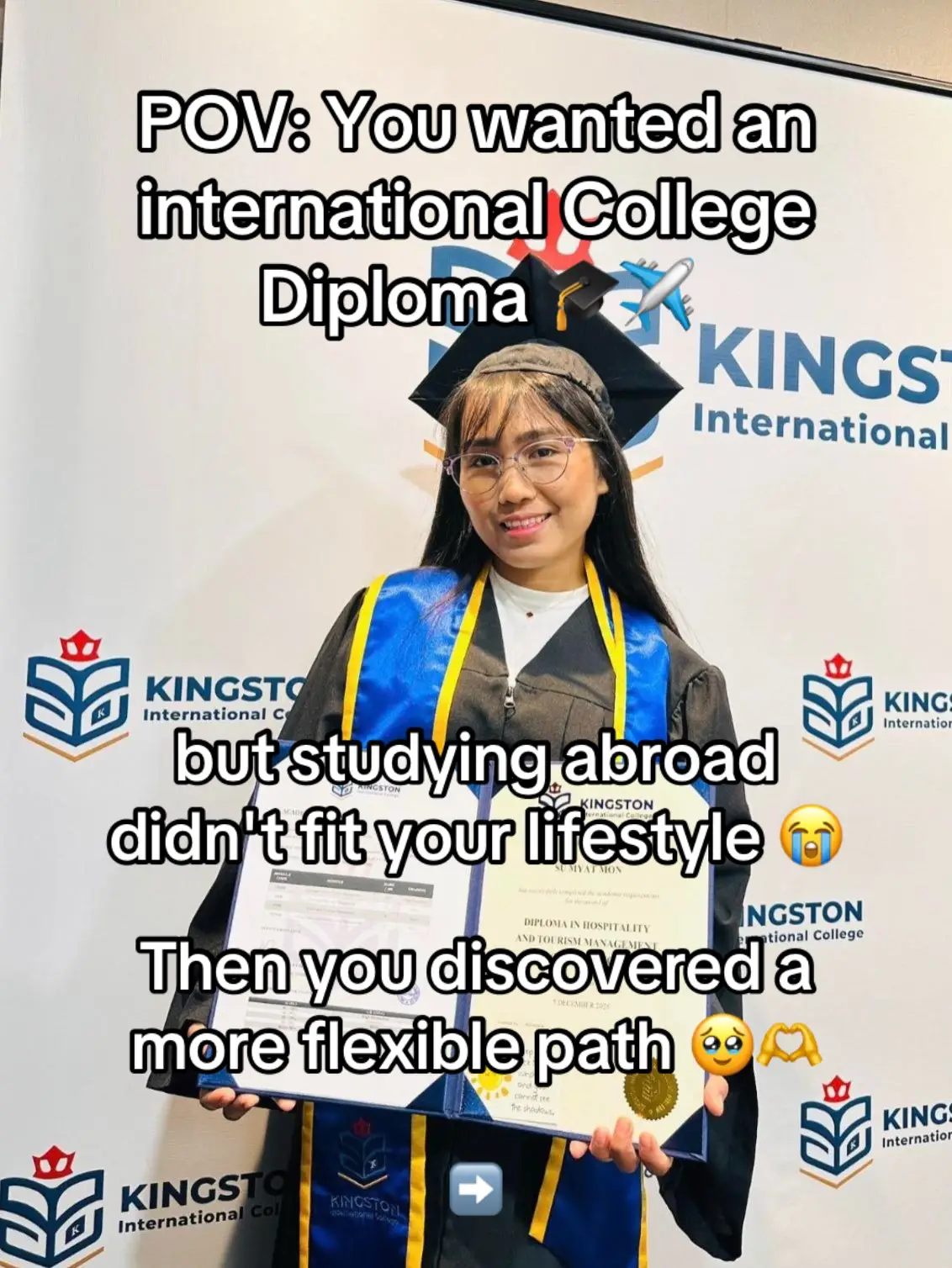 attending classes online at home to achieving an international milestone, this j