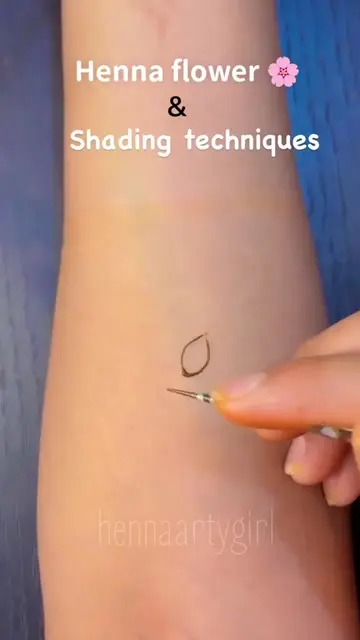 3D Henna Flower and shading technique🌸 #mehndidesign #dontshadowbanme #mehndilo