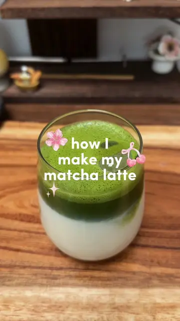 How I make my matcha latte 🍵✨ When I first tried making matcha lattes at home, 