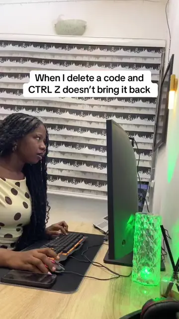 When CTRL Z doesn’t bring back your deleted code 😂 #coding #coders #IT #softwar