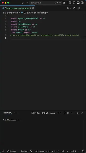 Jarvis Voice Assistant in Python using ChatGPT API #python #coding #programming 